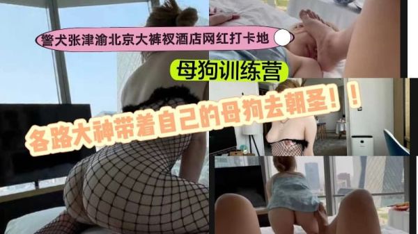 淫荡张津渝北京大裤衩酒店沦陷，众大神轮番狂干爆操内射母狗骚穴